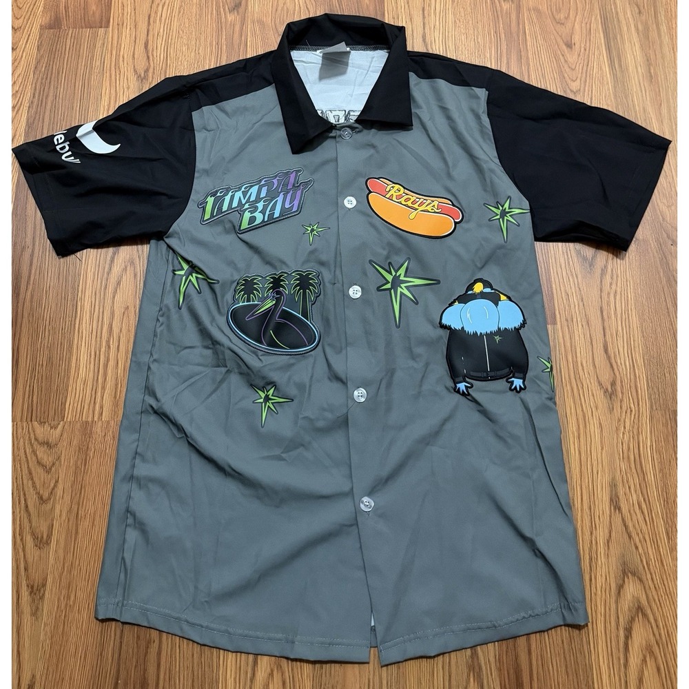 Tampa Bay Rays Shirt Mens Medium City Connect Grit And Glow Embroidered SGA